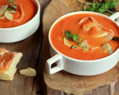 Roasted Tomato & Tortellini Soup Recipe