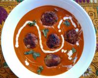 Chicken Meatballs In A Makhni Gravy Recipe