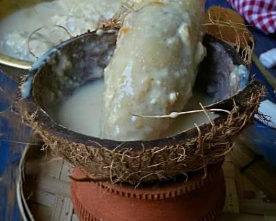 Chirer Dudh Puli Recipe - Bengali Style Beaten Rice Dumpling Kheer