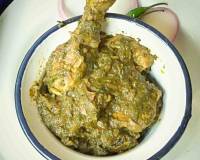 Murgh Palak Recipe - Chicken In A Palak Gravy