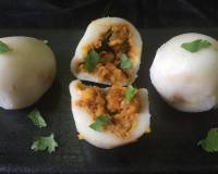 Prawn Masala Kozhukattai Recipe - Prawn Masala Dumplings