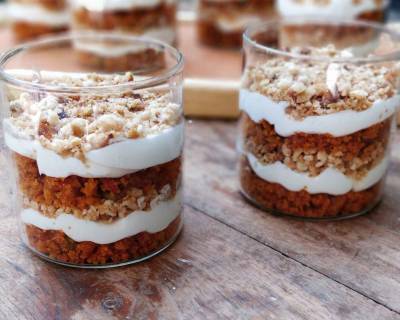 Leftover Carrot Cake Mini Trifle Recipe