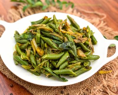 Beans Mezhukkupuratti Recipe - Kerala Style Stir Fried Beans