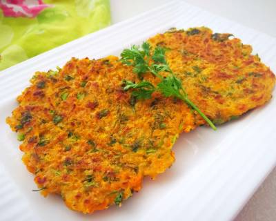 गाजर धनिया पकोड़ा रेसिपी - Carrots And Coriander Fritters Recipe