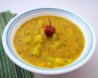 Chow Chow Milagu Kootu Recipe-Chayote Squash Cooked in Peppery Lentil Curry
