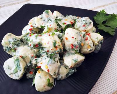 Cold Potato Salad With Cilantro Dressing Recipe