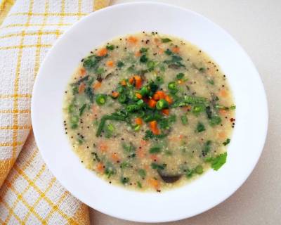 Jowar and Vegetable Porridge Recipe
