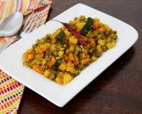 Mixed Vegetables Ajethna Recipe - Mangalorean Style Mixed Vegetables Sabzi
