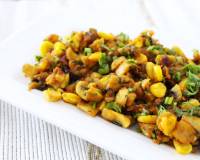 Mushroom Masala With Corn Recipe