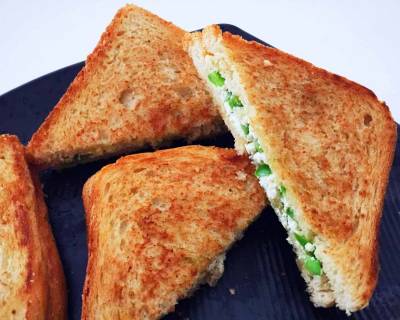 Paneer Capsicum Sandwich Recipe