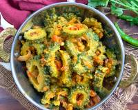 Sindhi Karela Bhaji Recipe - Sindhi Style Bitter Gourd Sabzi