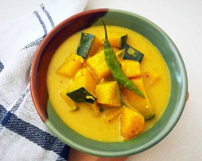 Sri Lankan Pumpkin Curry Recipe - No Oil
