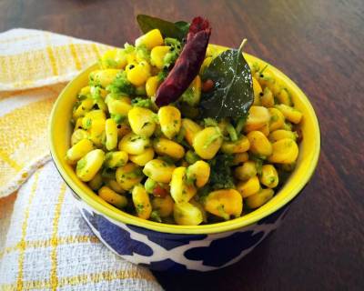 Sweet Corn Poriyal Recipe 