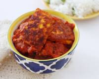 Kashmiri Style Tamatar Chaman Recipe -Paneer Cooked With Tomatoes