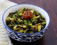Thotakura Vepudu Recipe - Andhra Style Amaranth Greens Stir Fry