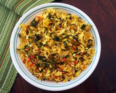 Tomato Methi Rice Recipe