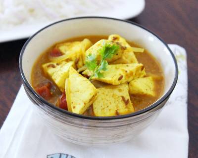 UP Style Paneer In Mustard Gravy Recipe