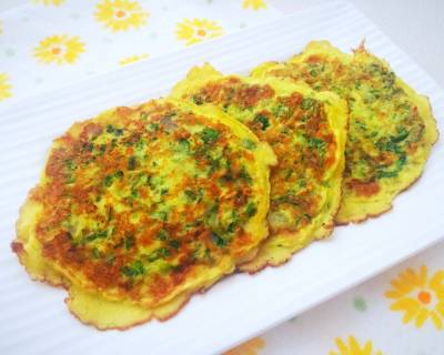 Zucchini Oatmeal Omelette Recipe