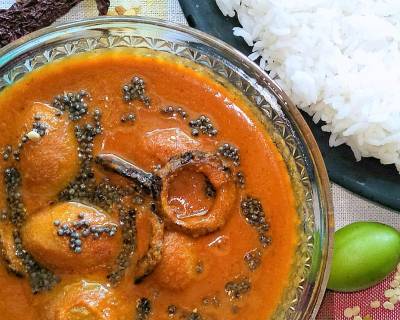 Karwar Style Ambade Udid Methi Recipe - Hog Plum Curry
