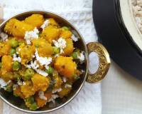 Pumpkin Peas Palya Recipe