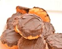 Chocolate Glazed Coconut Macaroons Recipe