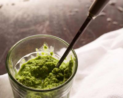 Desiccated Coconut Coriander Chutney Recipe