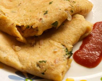 Eggless Bread Omelette Recipe