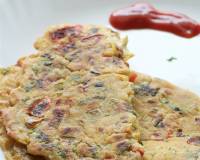 Jowar & Tomato Cheela Recipe - Sorghum Cheela With Tomatoes