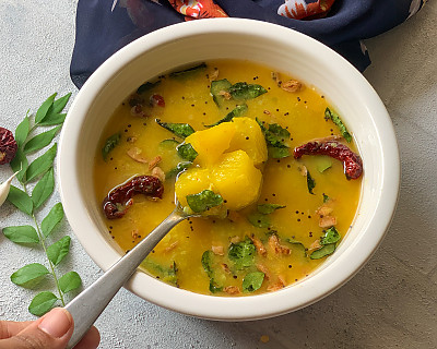 Mamidikaya Pappu Recipe - Andhra Raw Mango Dal 