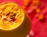 Kesar Mango Lassi Recipe - Saffron Mango Lassi Recipe