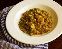 North Indian Style Mushroom Matar Masala Recipe