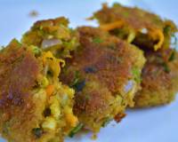 मिक्स्ड वेजिटेबल राइस कटलेट रेसिपी - Spicy Mixed Vegetables Rice Cutlet Recipe