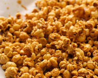 साल्टेड कैरेमल पॉपकॉर्न रेसिपी - Salted Caramel Popcorn