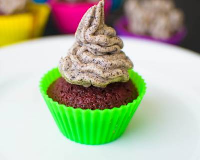 Beetroot Cupcakes Recipe With Oreo Frosting