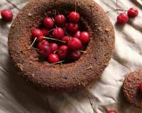 Dark Chocolate Cherry Cake Recipe