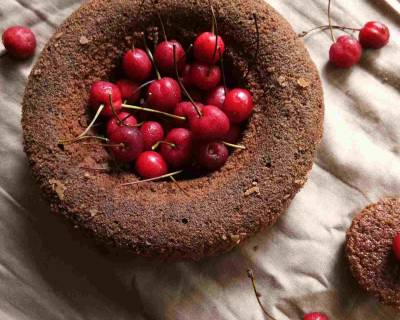 Dark Chocolate Cherry Cake Recipe