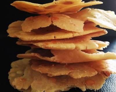 Pappu Chekkalu Recipe - Andhra Style Spiced Rice Cracker
