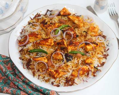 Paneer Malai Makhani Biryani Recipe
