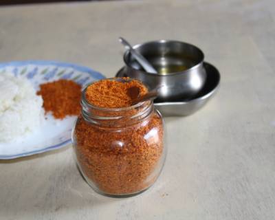 Peanut Garlic Chutney Powder Recipe