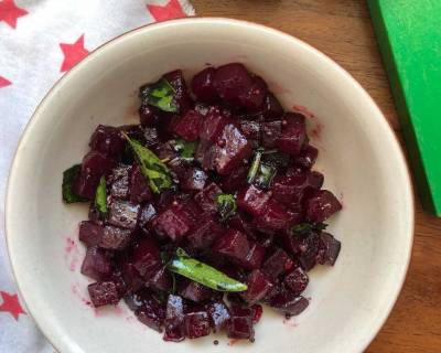 Beetroot Poriyal Sabzi Recipe For Babies And Toddlers Over 10 months