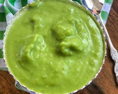 Broccoli Puree With Butter and Garlic Recipe (For Babies/toddlers over 7 months)