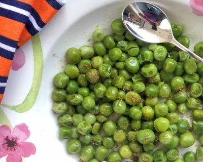 Buttered Green Peas with Cumin Powder - For Babies & Toddlers 10 Months and Above