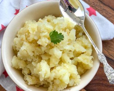 Buttered Mashed Potatoes - For Babies Over 7 months 