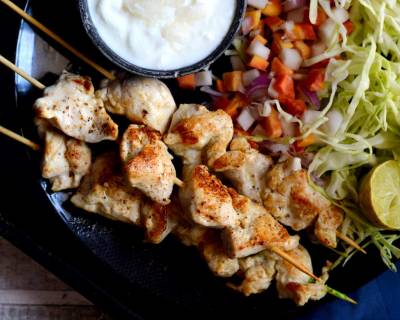 Chicken Souvlaki with Tzatziki Recipe 