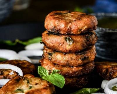Hyderabadi Chicken Shikampuri Kebab Recipe
