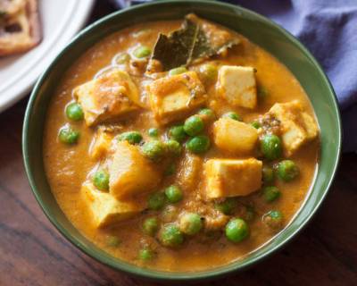 Aloo Matar Paneer Curry Recipe 