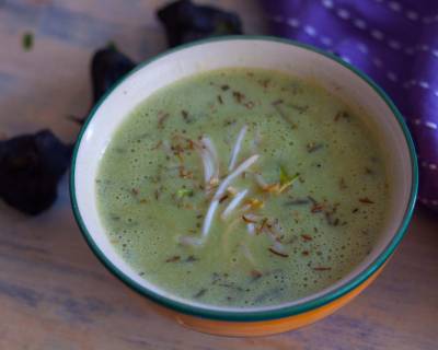 Broccoli & Water Chestnut Soup Recipe 