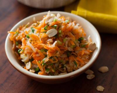 Carrot, Radish & Peanut Salad with Lemon Recipe 