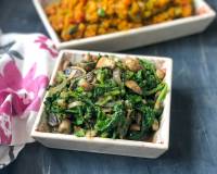 Spinach Mushroom Stir Fry Recipe 