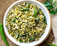 Green Moong Dal Sundal Recipe 